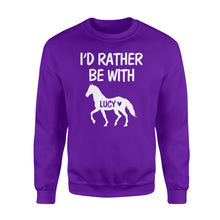 Load image into Gallery viewer, Personalized horse name shirt and hoodie