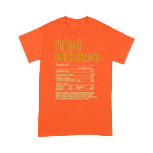 Fried chicken nutritional facts happy thanksgiving funny shirts - Standard T-shirt