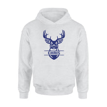 Load image into Gallery viewer, Deer hunting Deer Head custom name T-shirt, Hoodie, Long sleeve - FSD1209