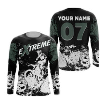 Load image into Gallery viewer, Extreme personalized Motocross jersey dirt bike offroad UPF30+ men women youth MX shirt motorcycle PDT310