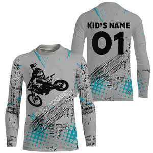 Personalized Motocross Jersey UPF30+ Freestyle FMX Dirt Bike Riders Off-road Motorcycle Racing NMS1323