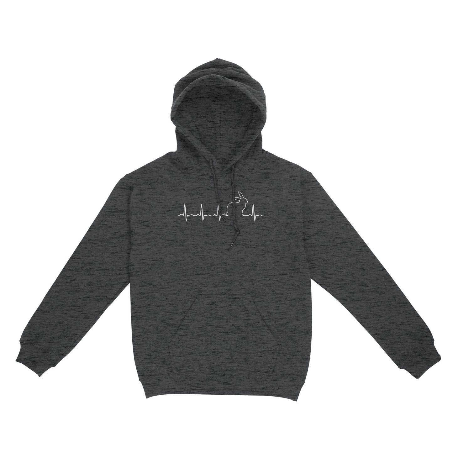 Men’s Rabbit hunting Shirt, Rabbit Pulse Heartbeat Hoodie - FSD3787 D06