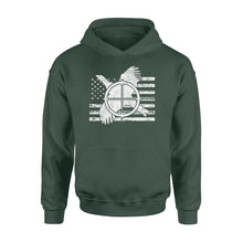 Load image into Gallery viewer, Grouse Hunter American Flag Hunting Hoodie - FSD1124