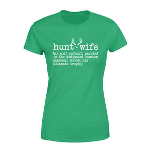 Hunter's Wife Definition Funny Hunting T-shirt Gift - FSD413