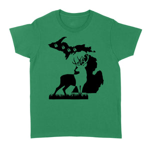 Michigan deer hunting shirt Women T-shirt - FSD1187