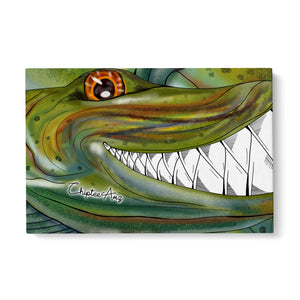 Funny Musky fishing art Matte Canvas ChipteeAmz's art Muskellunge wall art AT035