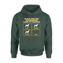 Load image into Gallery viewer, Black and Tan Coonhound Hoodie | Funny Guide to Training dog - FSD1090