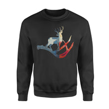 Load image into Gallery viewer, Texas deer hunting - Standard Crew Neck Sweatshirt