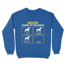 Load image into Gallery viewer, Boxer Standard Sweatshirt | Funny Guide to Training dog - FSD2408D08