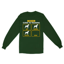 Load image into Gallery viewer, Boxer Standard Long Sleeve | Funny Guide to Training dog - FSD2408D08