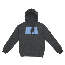 Load image into Gallery viewer, North Dakota Ice Fishing Shirts, Winter Fishing North Dakota State Love Fishing Hoodie - FSD2926 D06