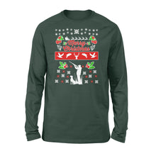 Load image into Gallery viewer, Merry Christmas Hunting standard Long sleeves Hunting dog - Christmas gift ideas for hunter FSD585