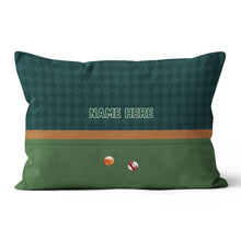 Load image into Gallery viewer, Personalized Billiard Pool Game Pillow, Billiard Room Decorative Pillow TDM0909