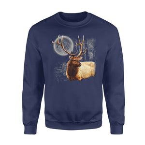 Elk under the full moon shirts