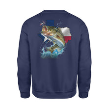 Load image into Gallery viewer, Bass season Texas bass fishing - Standard Fleece Sweatshirt
