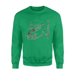 Walleye fishing camo personalized walleye fishing tattoo shirt perfect gift - Standard Fleece Sweatshirt