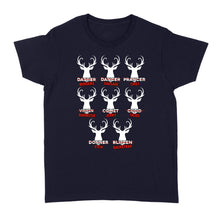 Load image into Gallery viewer, Funny Christmas Reindeer Hunter Shirt, Deer Hunter Gift D02 NQS2460 Standard Women's T-shirt