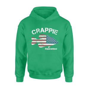 Crappie fishing US flag quarantined shirts