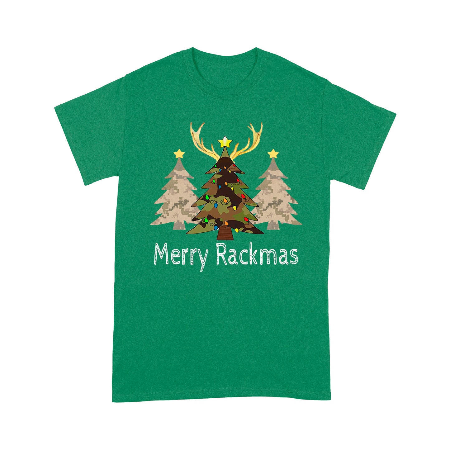 Deer, Elk, Moose hunting Merry Rackmas hunting gift for men T-Shirt TAD02
