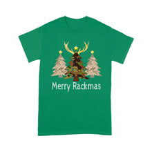 Load image into Gallery viewer, Deer, Elk, Moose hunting Merry Rackmas hunting gift for men T-Shirt TAD02