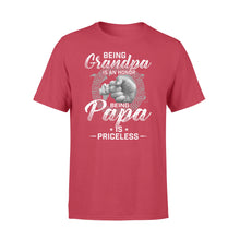 Load image into Gallery viewer, Being Grandpa is an honor, being papa is priceless NQS774 D06 - Standard T-shirt