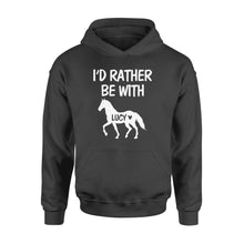 Load image into Gallery viewer, Personalized horse name shirt and hoodie