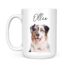 Load image into Gallery viewer, Personalized dog mug Custom dog&#39;s Name and photo Gifts for dog lovers dog mom gifts - FSD1316D08
