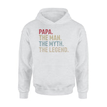 Load image into Gallery viewer, Papa - the man the myth the legend over size shirts