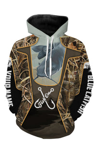 Blue Catfish Customized Name Fish on 3D All over printed Long sleeve, hoodie, Zip up hoodie - FSA33