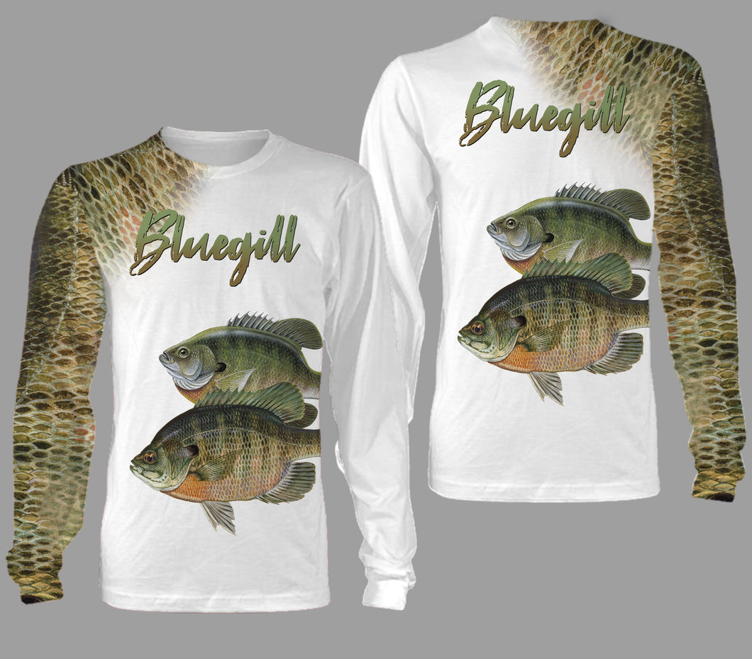 Bluegill fishing full printing