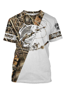Carp Personalized fishing tattoo camo all-over print long sleeve, T-shirt, Hoodie, Zip up hoodie - FSA6W
