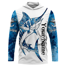 Load image into Gallery viewer, Marlin Fishing Fish reaper Custom Long Sleeve performance Fishing Shirts, Marlin Fishing jerseys| TTN10