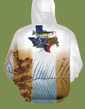 Load image into Gallery viewer, Personalized trio Texas catfish fishing 3D full printing shirt for adult and kid - TATS36