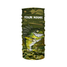 Load image into Gallery viewer, Largemouth Bass fishing camo custom name with angry bass fish ChipteeAmz&#39;s art UV protection shirts AT032
