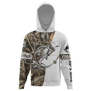 Personalized bass fishing tattoo full printing fishing shirt A1