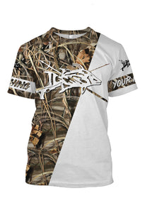 Hogfish Personalized fishing tattoo camo all-over print long sleeve, T-shirt, Hoodie, Zip up hoodie - FSA17