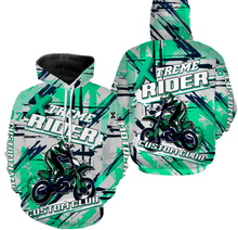 Load image into Gallery viewer, Extreme Motocross All Over Printed Long Sleeves Hoodie Tshirt, Personalized Motorcycle Off-road Racing| NMS286