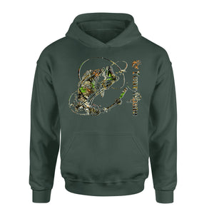 Bass fishing camo personalized bass fishing tattoo shirt perfect gift  - Standard Hoodie - TTN