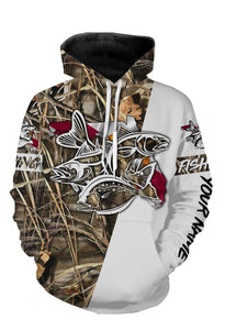 Personalized snook redfish flounder fishing camo Florida full printing shirts, hoodie - TATS13