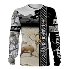 Load image into Gallery viewer, Caribou Hunter Custom name 3D All over print shirts - personalized gift TATS151