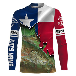 Redfish Texas Custom name 3D All over print shirts - personalized gift TATS149