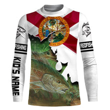 Load image into Gallery viewer, Redfish Florida Custom name 3D All over print shirts - personalized gift TATS150
