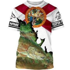 Redfish Florida Custom name 3D All over print shirts - personalized gift TATS150