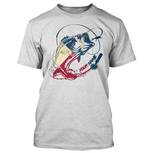Texas bass fishing tattoo Texas flag fishing shirts TATS217