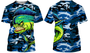 Mahi mahi fishing camo long sleeves shirt For Men And Women TATS83