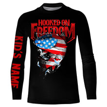 Load image into Gallery viewer, Redfish Puppy Drum Fishing USA Flag Customize Name  3D All Over Printed Personalized Shirts TATS101