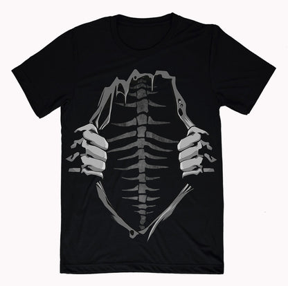My spine is fish bone large print shirt fisherman gift