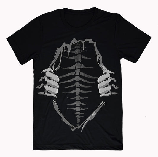 My spine is fish bone large print shirt fisherman gift