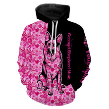 Load image into Gallery viewer, German shepherd dog mom custom name full printing shirts, Personalized Gifts TATS205