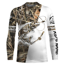 Load image into Gallery viewer, Speckled trout fishing tattoo UV protection customize name UPF 30+ personalized gift